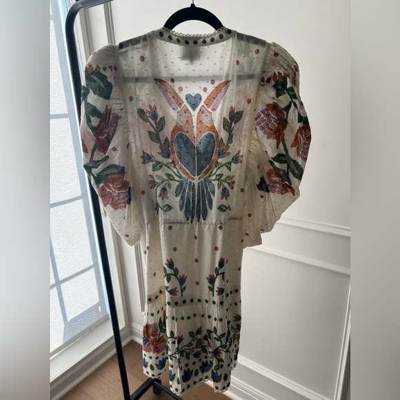 Farm Rio Summer Garden Mini Dress (S) - Picture 4 of 4